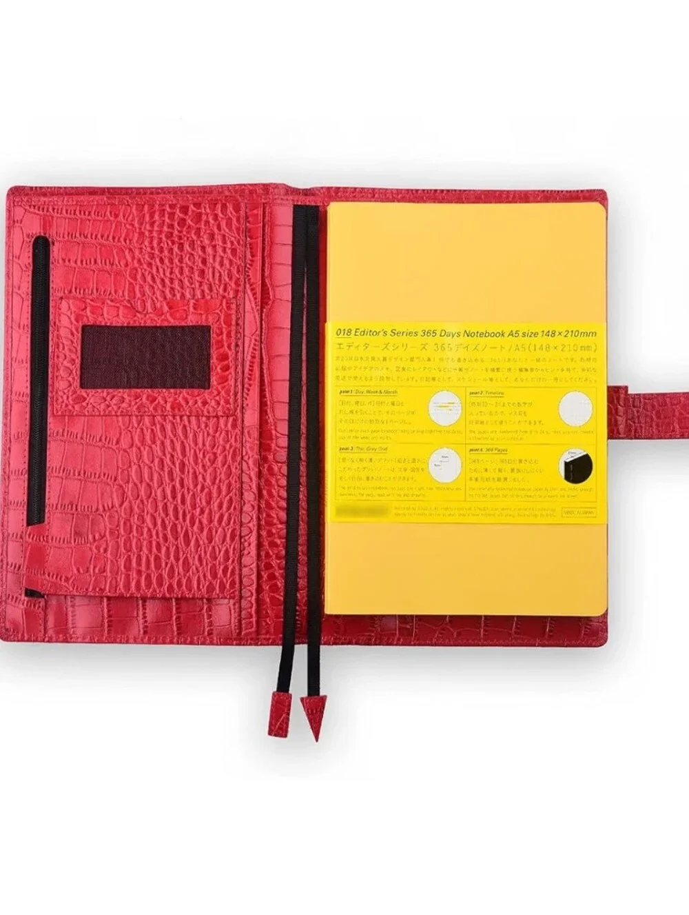 Genuine Leather a5 Planner Cover Personal Organizer 5.8